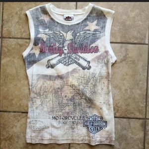 Harley Davidson patriotic top